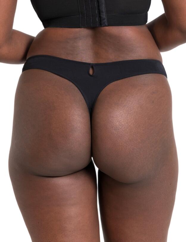 Curvy Kate Hey Girls Thong Black/Latte