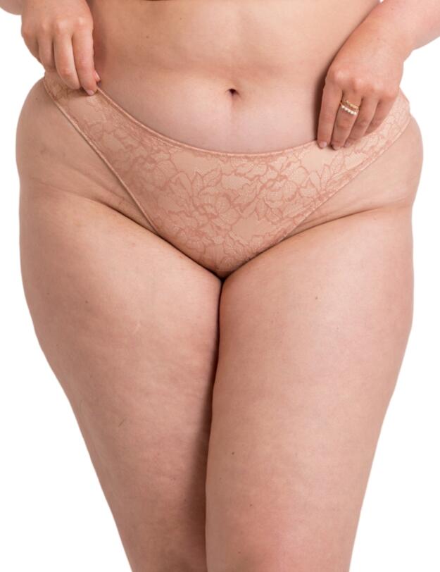 Curvy Kate Hey Girls Thong Latte