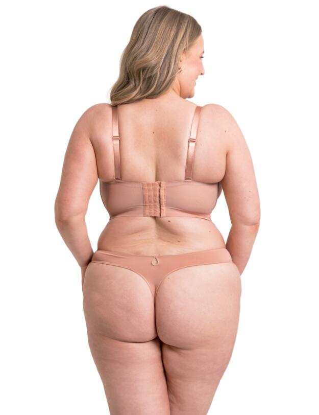 Curvy Kate Hey Girls Thong Latte