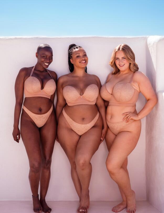 Curvy Kate Hey Girls Thong Latte
