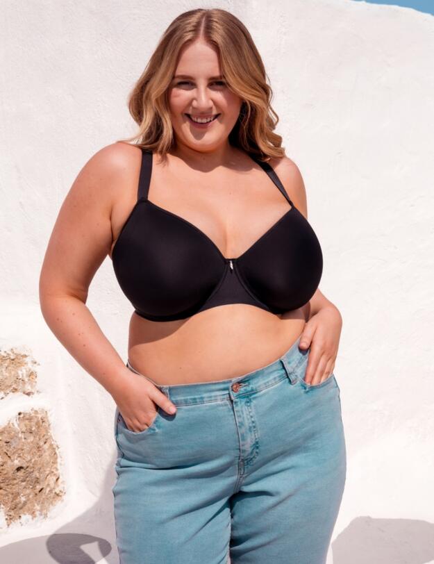 Curvy Kate Smoothie Spacer T-Shirt Bra Black