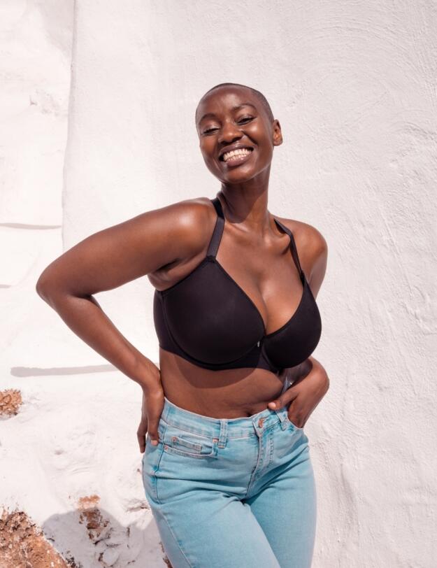 Curvy Kate Smoothie Spacer T-Shirt Bra Black
