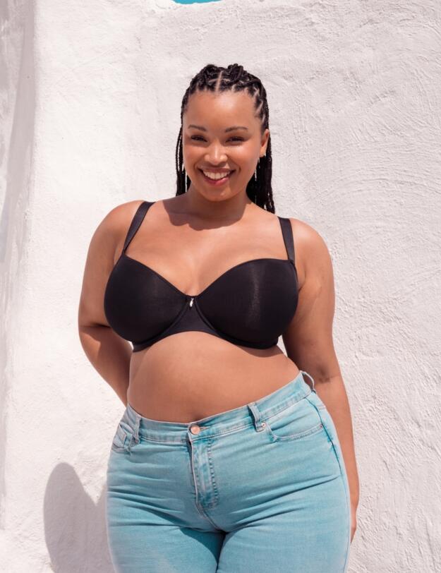 Curvy Kate Smoothie Spacer T-Shirt Bra Black