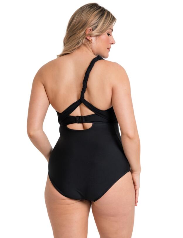 Curvy Kate Wrapsody Bandeau Swimsuit Black