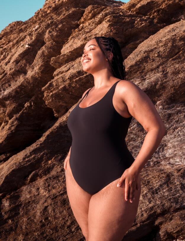 Curvy Kate Deep Dive Swimsuit Black