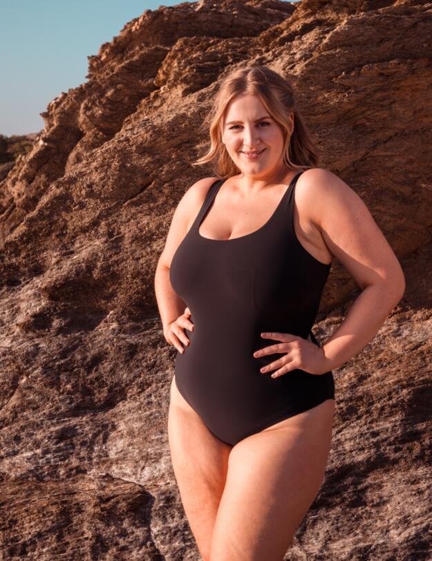 Curvy Kate Deep Dive Swimsuit Black