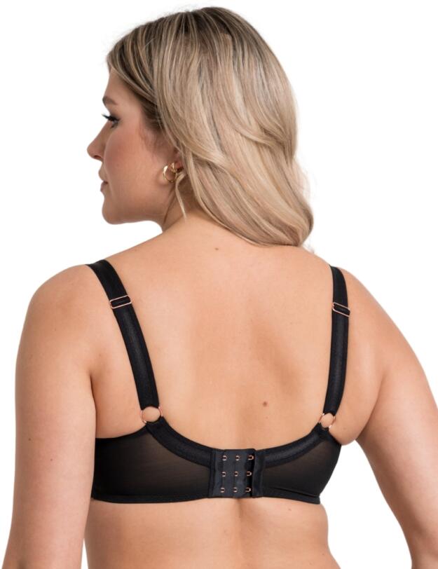 Scantilly by Curvy Kate Swerve Bandeau Bra Black