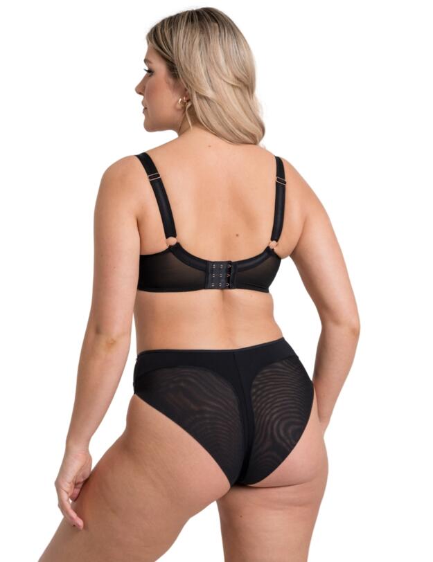 Scantilly by Curvy Kate Swerve Bandeau Bra Black