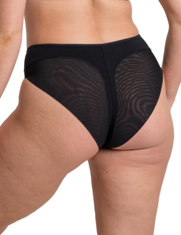 Scantilly by Curvy Kate Swerve High Waist Brief Black
