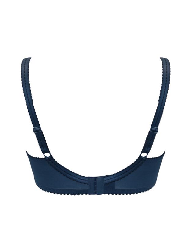 Pour Moi Sofia Embroidered Side Support Bra Dusk/Blue