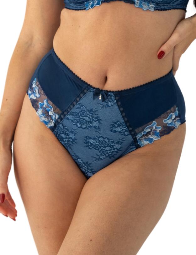 Pour Moi Sofia Deep Lace Brief Dusk/Blue
