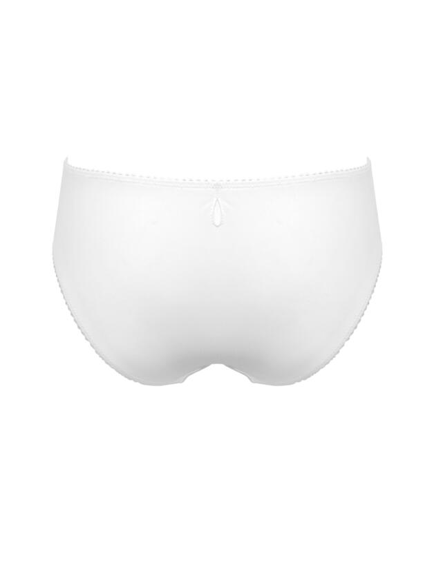 Pour Moi Sofia Embroidered Lace Brief White