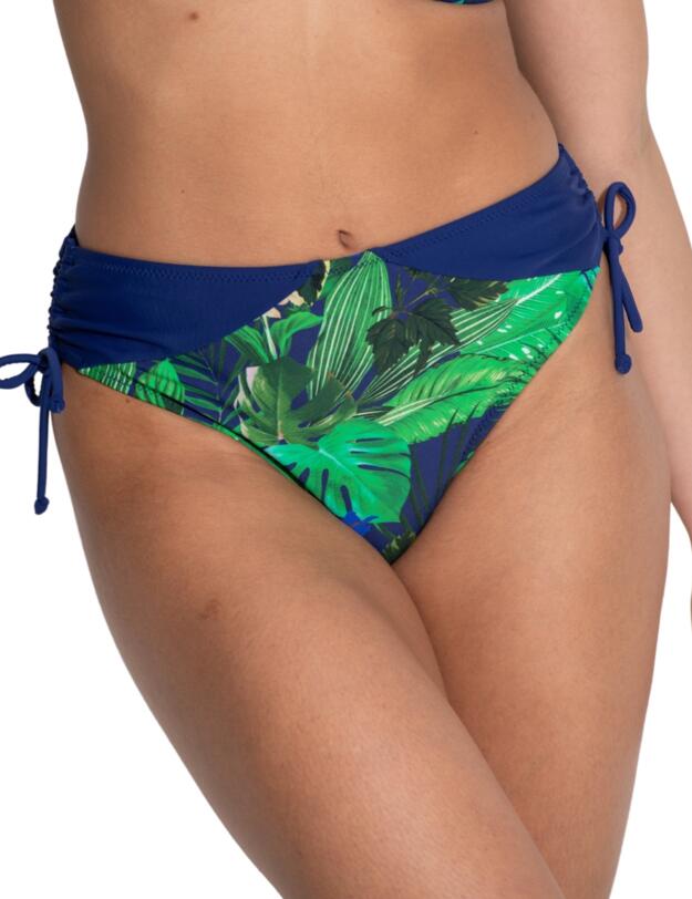 Pour Moi Palermo Adjustable Side Bikini Brief Navy Fern