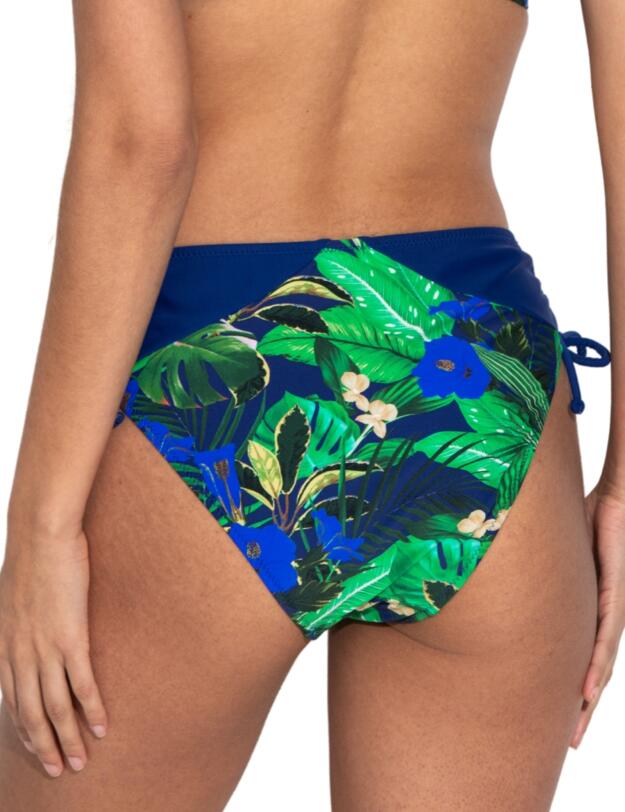 Pour Moi Palermo Adjustable Side Bikini Brief Navy Fern