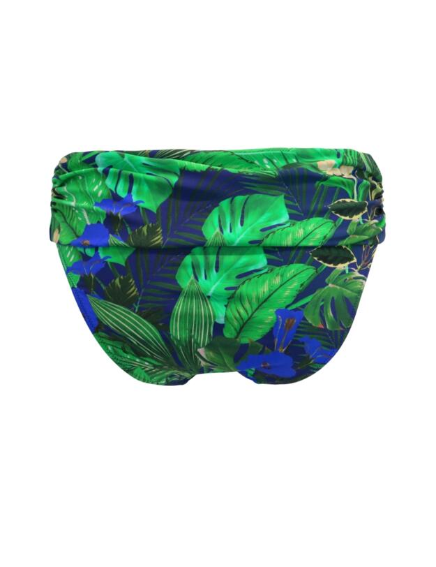 Pour Moi Palermo Foldover Bikini Brief Navy Fern