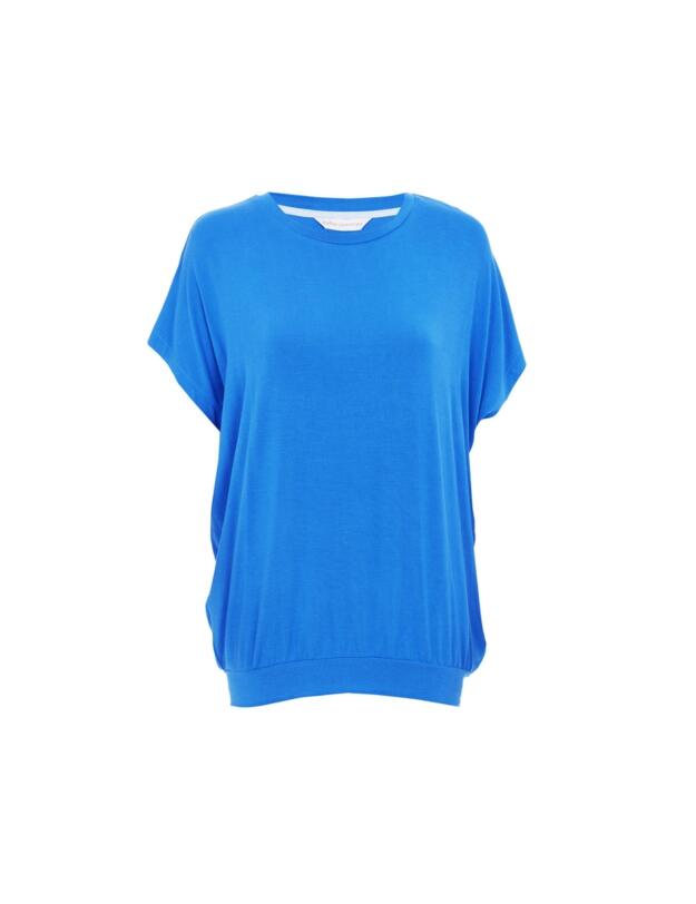 Cyberjammies Lyla Slouch Jersey Pyjama Top Blue