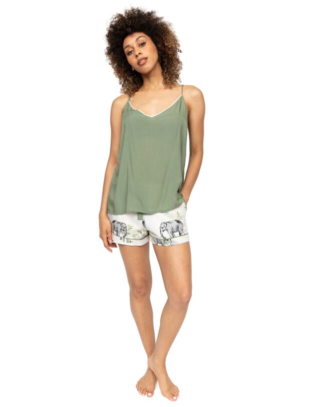 Cyberjammies Lea Modal Cami Sage Green 
