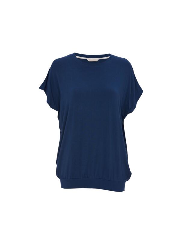 Cyberjammies Harriet Slouch Jersey Pyjama Top Teal Blue