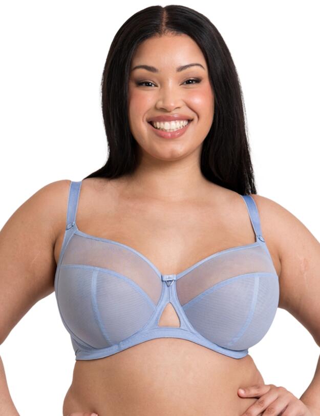 Curvy Kate Victory Side Support Balcony Bra Periwinkle Blue