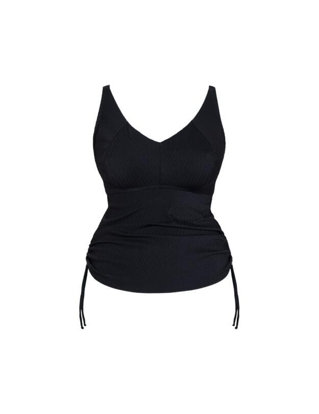 Curvy Kate Jet Set Wireless Tankini Top Black