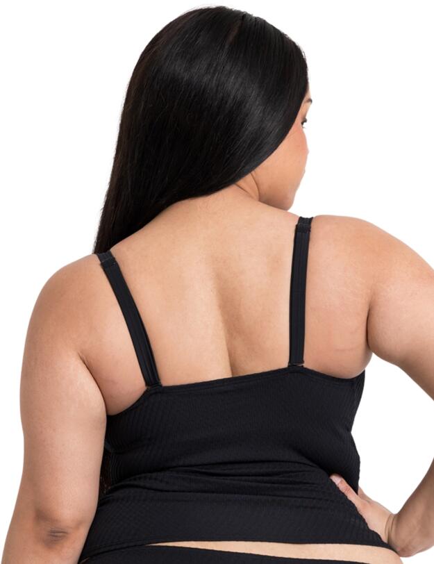 Curvy Kate Jet Set Wireless Tankini Top Black
