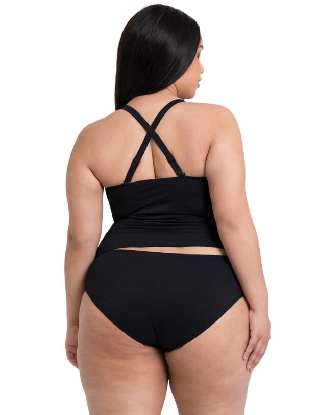 Curvy Kate Jet Set Wireless Tankini Top Black