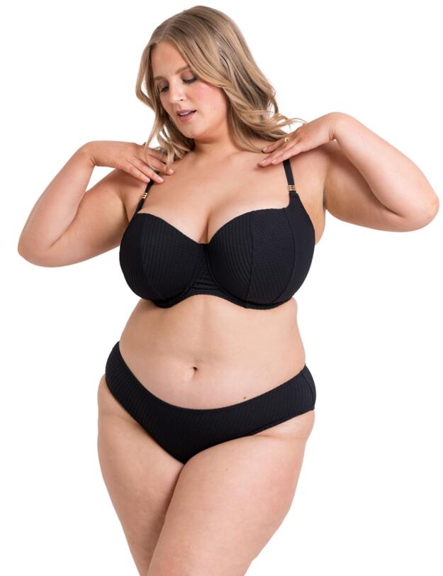 Curvy Kate Jet Set Classic Bikini Brief Black