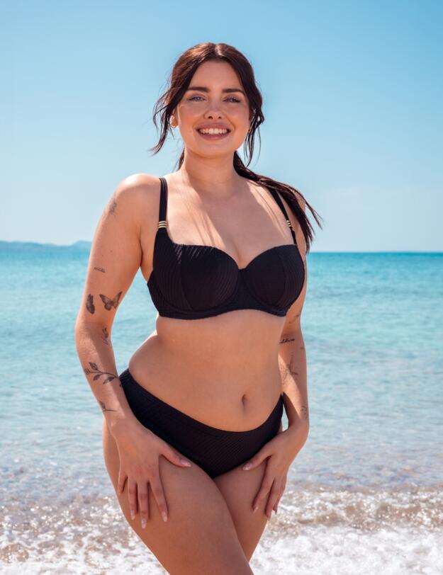 Curvy Kate Jet Set Classic Bikini Brief Black