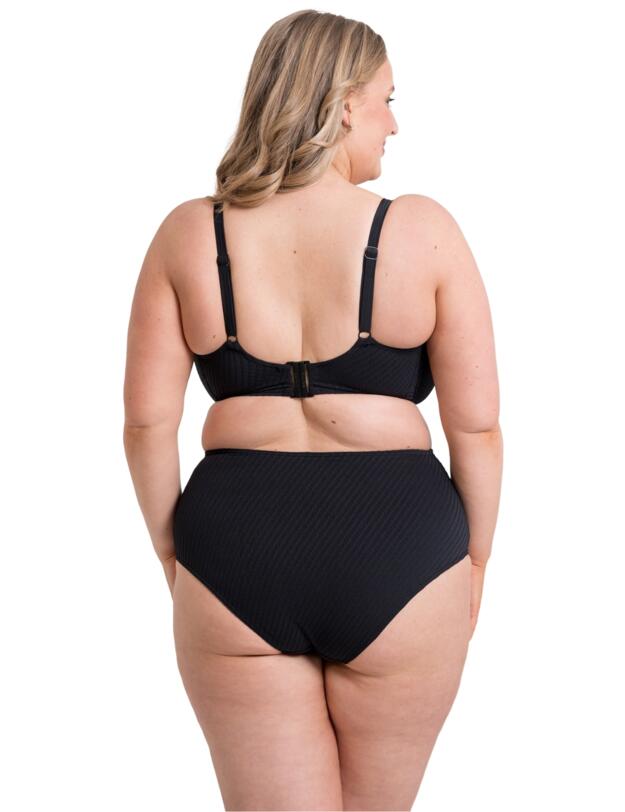 Curvy Kate Jet Set High Waisted Bikini Brief Black