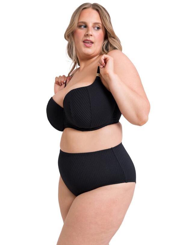 Curvy Kate Jet Set High Waisted Bikini Brief Black