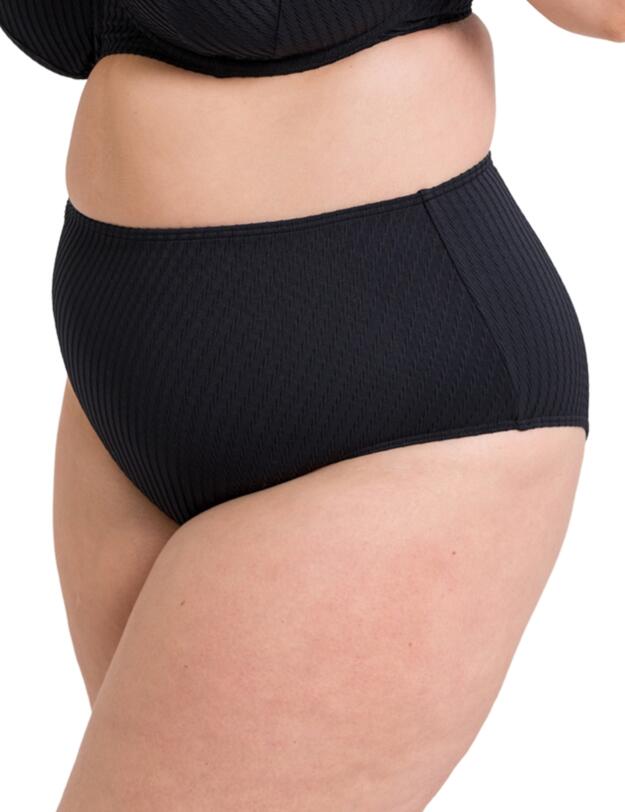 Curvy Kate Jet Set High Waisted Bikini Brief Black
