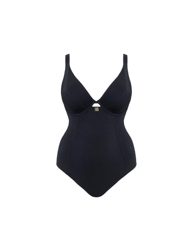 Curvy Kate Jet Set Plunge Swimsuit Black