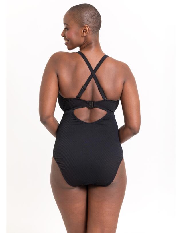 Curvy Kate Jet Set Plunge Swimsuit Black