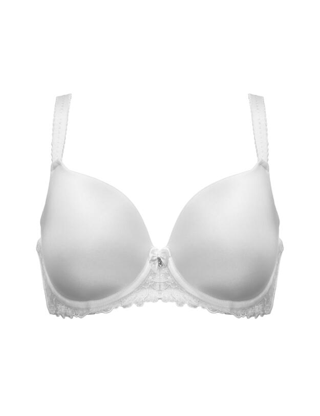 Pour Moi Sofia Padded T-Shirt Bra White