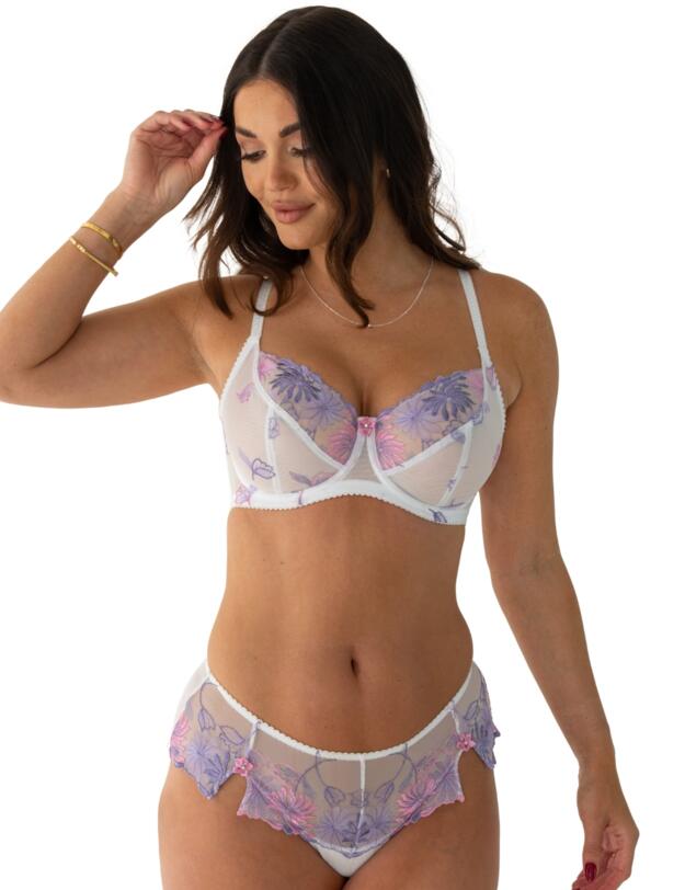 Pour Moi St Tropez Shorty Brief White/Pink/Purple
