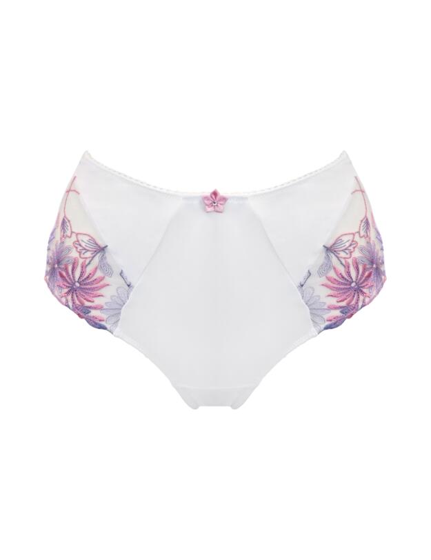 Pour Moi St Tropez High Waisted Brief White/Pink/Purple