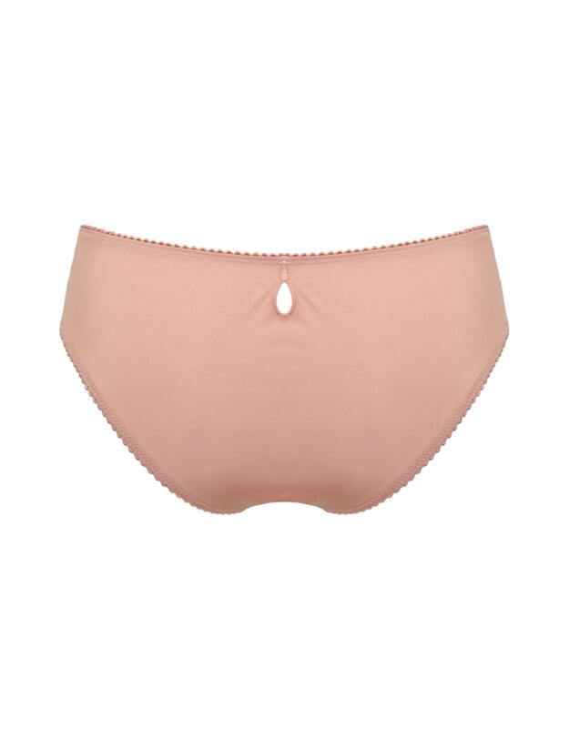 Pour Moi Sofia Embroidered Lace Brief Soft Pink/Mulberry