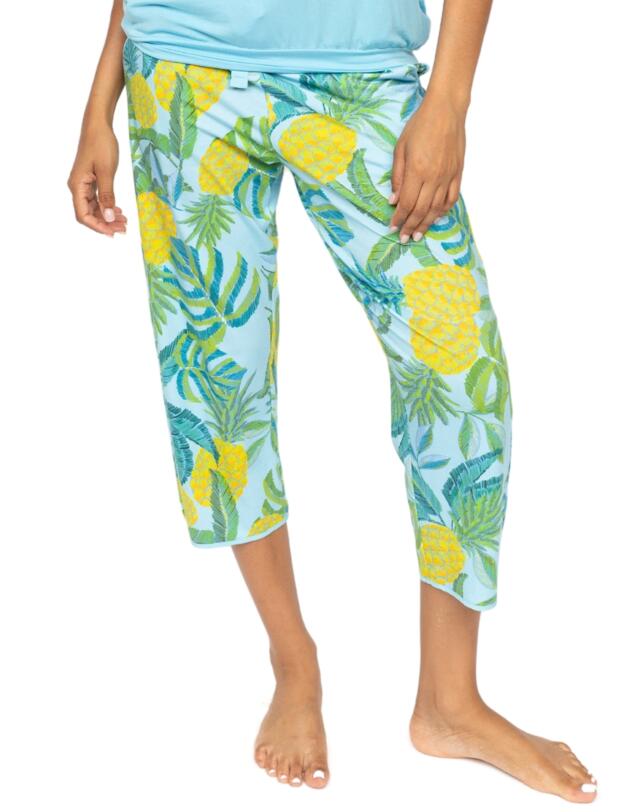 Cyberjammies Paige Jersey Pyjama Bottoms Light Blue Mix 