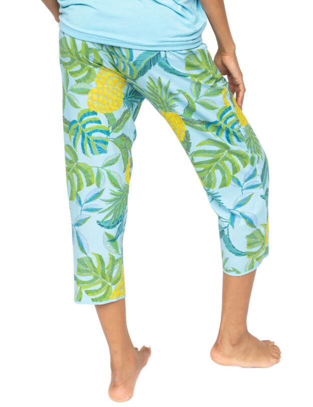 Cyberjammies Paige Jersey Pyjama Bottoms Light Blue Mix 