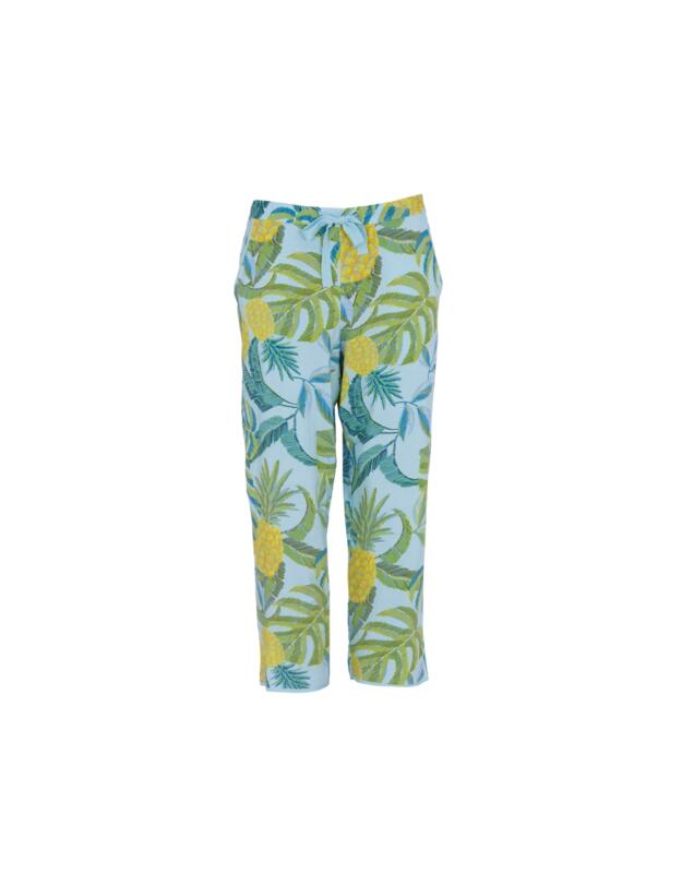 Cyberjammies Paige Jersey Pyjama Bottoms Light Blue Mix 