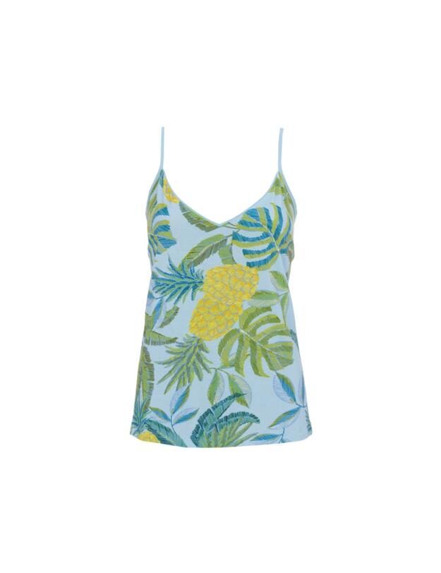 Cyberjammies Paige Cami Top Light Blue Mix 