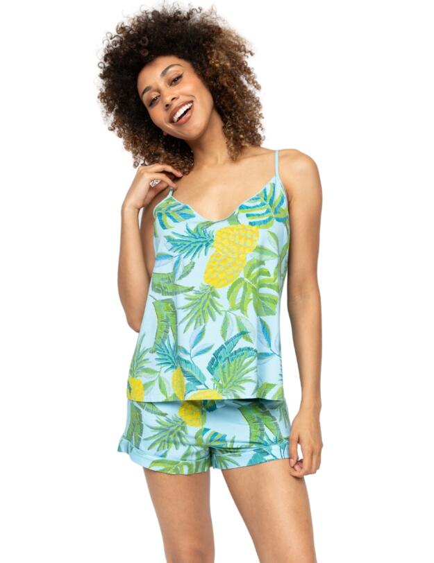 Cyberjammies Paige Pyjama Short Light Blue Mix 