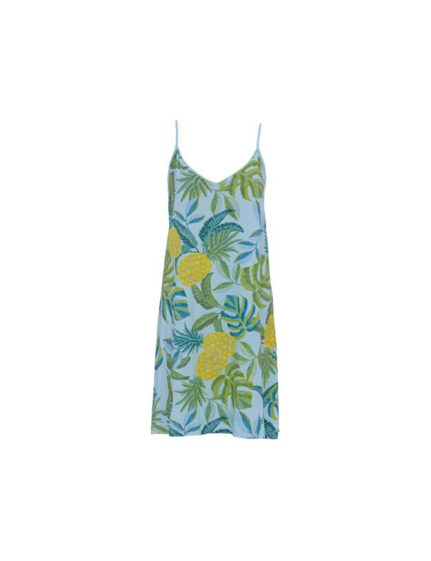 Cyberjammies Paige Short Nightdress Light Blue Mix