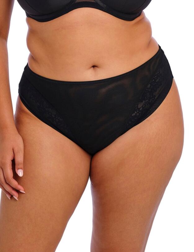 Elomi Nerina High Leg Brief Black 