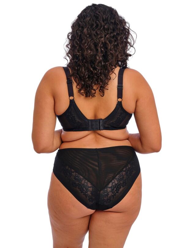 Elomi Nerina High Leg Brief Black 