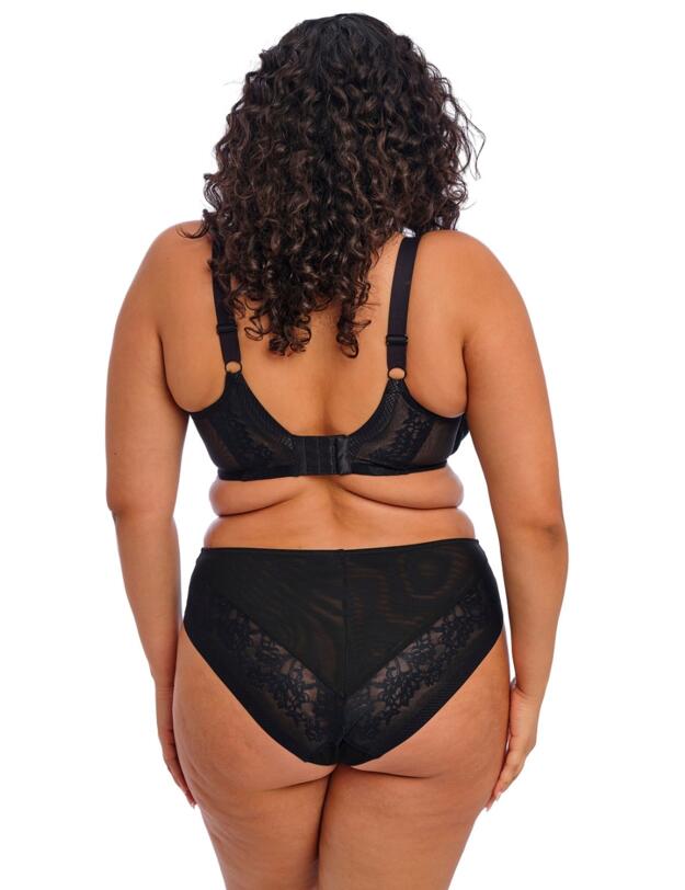 Elomi Nerina High Leg Brief Black 