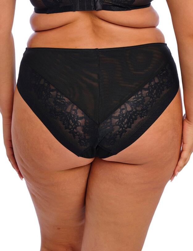 Elomi Nerina High Leg Brief Black 