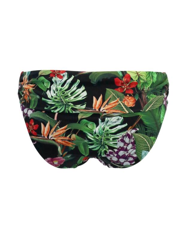 Pour Moi Palermo Foldover Bikini Brief Black Tropical