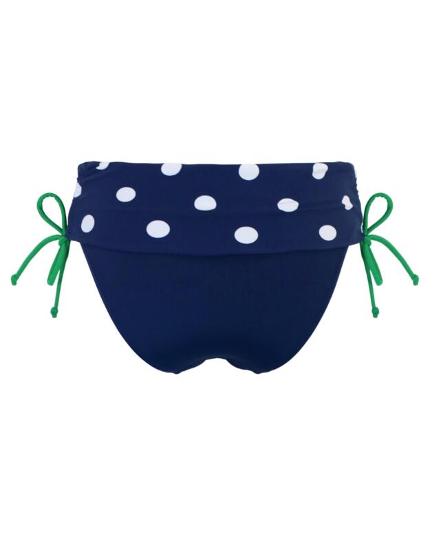 Pour Moi Beach House Fold Over Bikini Brief Navy/Green