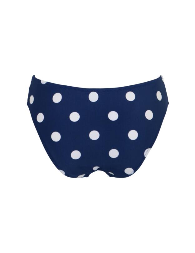 Pour Moi Beach House Frill Tab Bikini Brief Navy/Green 